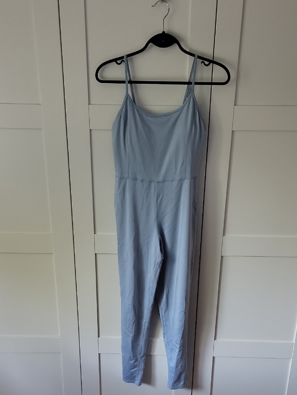 ❄️3/$30 Light Blue Spaghetti Strap Athletic Jumpsuit